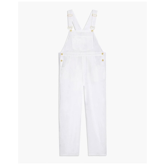 WeWoreWhat White Linen Overalls - Picture 4 of 4